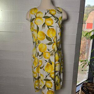 Lemon cocktail dress, size 12